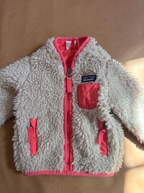 Patagonia Cream Sherpa Fleece Jacket